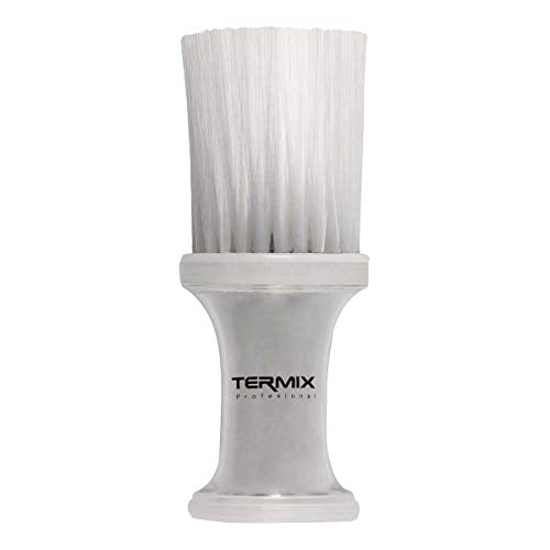 Termix Professional Hairdressing Talcum Powder Brush Brush for Cleaning Your Neck with Soft Fibres for Maximum Cleaning Transparent Colour and White Fibres