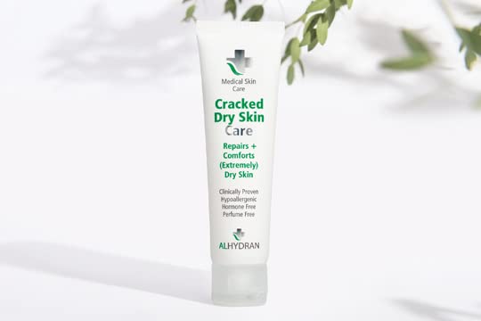 Alhydran ALHYDRAN Cracked Dry Skin Care Cream with Pure Aloe Vera Gel | Immediate Nourishment & Long-Lasting Hydration | Softens, Repairs, and Strengthens Skin | 59ml