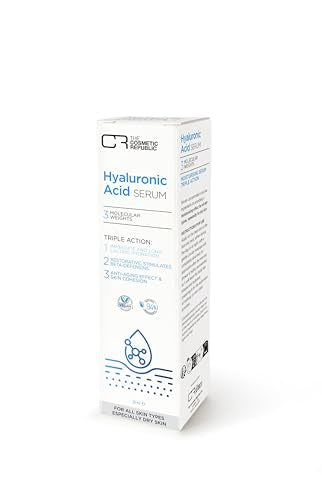 The Cosmetic Republic Hyaluronic Serum TCR v2 - Skin Serum for Hydration, Anti-Aging, Skin Repair with Hyaluronic Acid & Niacinamide