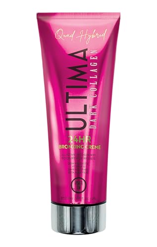 Power Tan Ultima Dark Collagen Quad Hybrid Bronzing Creme Sunbed Tanning Accelerator Lotion Cream 250ml
