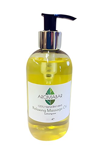 Aromabar Lemongrass Massage Oil 250ml with Pump Dispenser