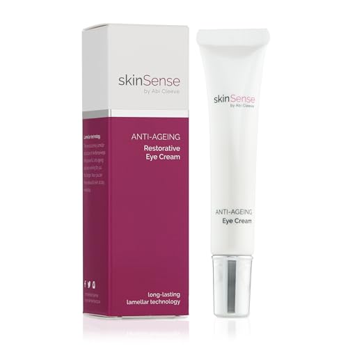 skinSense by Abi Cleeve SkinSense's Anti-Ageing Restorative Eye Cream 15ml, Brightening Eye Repair, Anti-Ageing Eye Cream, Moisturising Eye Concentrate