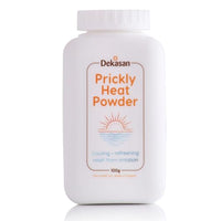 Dekasan Prickly Heat Body Powder for Relief from Prickly Heat, Milaria, Heat Rash | Proudly Made in The UK | Travel Size