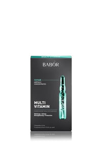 BABOR AMPOULE CONCENTRATES Multi-Vitamin, anti-aging retinol serum to strengthen and protect, with biotin & vitamin A, B5 and E, 14ml
