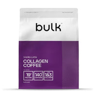 Bulk Collagen Coffee, High Protein, Vanilla Latte, 500 g, 20 Servings, Packaging May Vary