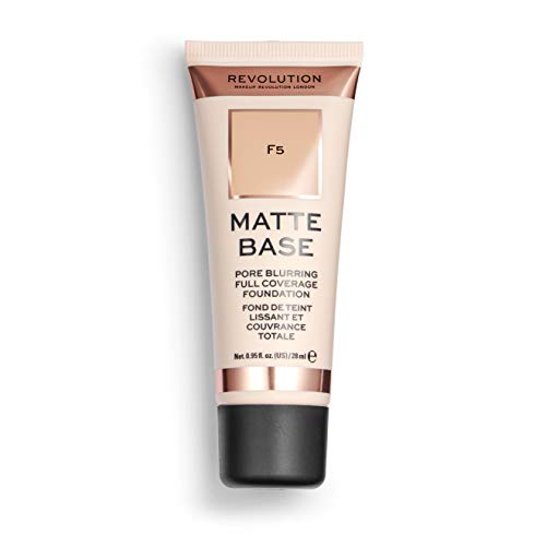 Revolution Beauty London Makeup Revolution, Matte Base, Foundation, F5, 28ml