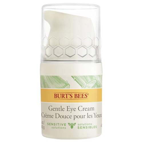 Burt's Bees 98.9% Natural Hydrating Daily Eye Cream Tube, Sensitive Formula, 14.1 g