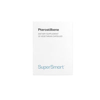 SUPERSMART Pterostilbene – pTeroPure® (Trans-Pterostilbene) – Supports Cognitive Function – Promotes Cardiovascular Health – Antioxidant – Vegan – Gluten-Free – SuperSmart