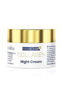 Novaclear Collagen Night Cream - With Marine Collagen and Active Gold