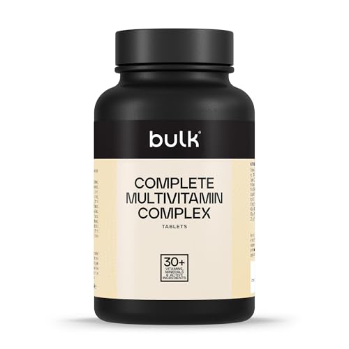 Bulk Complete Multivitamin Complex Tablets, 30 Vitamins, Pack of 270