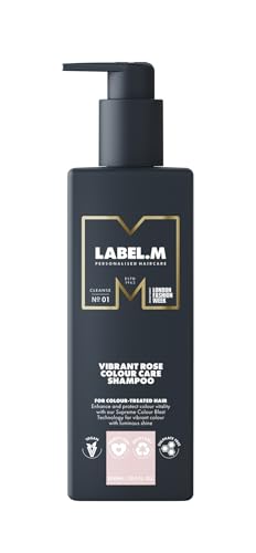label.m LABEL.M Vibrant Rose Colour Care Shampoo 300ml – With Recyclable Pump