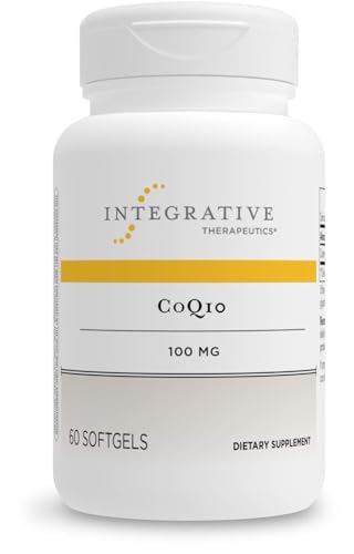 Integrative Therapeutics - CoQ10 (100mg) Coenzyme Q10 (Ubiquinone) Supplement - Supports Cardiovascular & Brain Health* - 60 Softgels