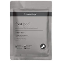 MASKOLOGY FOOT PEEL Professional Foot Treatment 40g | Exfoliating Foot Mask | 100% Plant Based | Hydrating | Foot Peel Mask with Botanical & Fruit Extracts |