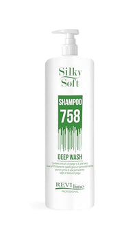 Reviline PARABEN FREE Shampoo Professional daily All hair types Salon size nourishing moisturising mango aloe vera healthy silky shiny hair DEEP WASH 1L 1000ML