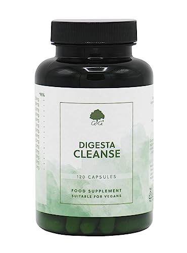 Digesta Cleanse Supplement | Oregano, White Willow Bark, Garlic, Clove, Quercetin, Ginger | 120 Vegan Capsules | G&G Vitamins
