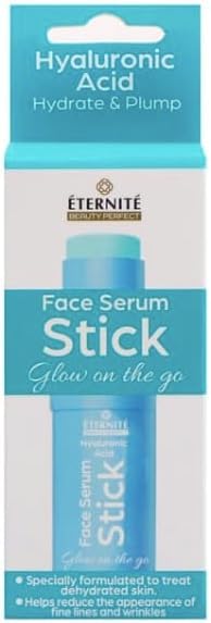 Eternite Face Serum Stick with Vitamin C, Hyaluronic Acid or Niacinamide 7g (Hyaluronic Acid 7g) Hayaronic Acid Haydrate & Plump Specially Formulated To Treat Dehydrated Skin