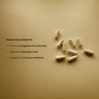 Onnutri Magic Multi Vitamins, Minerals and Organic Ashwagandha for Teens - 60 Natural Capsules Optimal Health