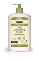 NUAGÉ Nuage Oatmeal Daily Moisturizing Cream for All Skin Types with Soothing Oatmeal Extracts, Hydrating and Nourishing Formula, 600ml Pump Bottle