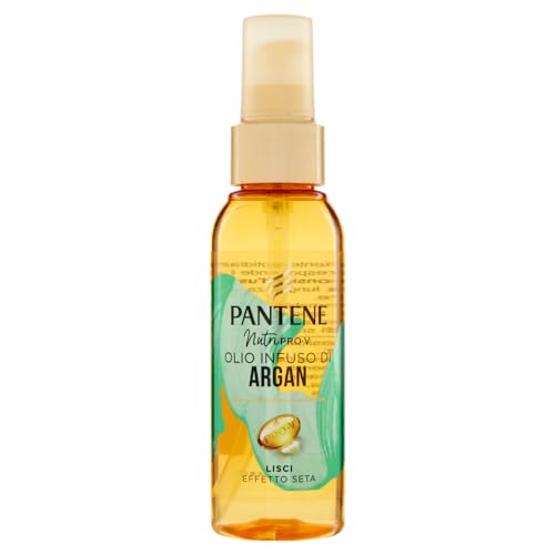 Pantene Pro-V Argan Oil - Ideal for Frizzy and Dull Hair - Silky Effect - Nourishing - No Rinsing - 100ml