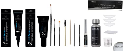 Makki Professional Lash Lift Perm Gel System for Eyelash Perming/Eye Lash Curling lotion for Hairdressers and Salons
