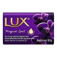 Lux Magical Spell Soap Bar with Black Orchid and Juniper Oil, 80g x 6