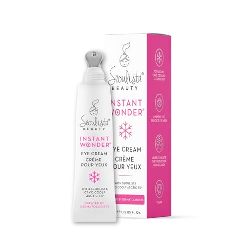 Seoulista Beauty Seoulista Instant Wonder® Eye Cream 15ml - Transform Tired Eyes, Reduce Dark Circles, Fine Lines & Puffiness with Cryo-Cooling Technology