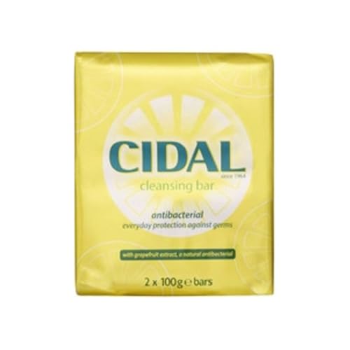 Cidal CIDAL Antibacterial Soap with Grapefruit Extract - 2 x 100g Bars