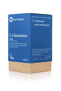 One Nutrition L-Glutamine - Highly Purified Amino Acid - No Fillers - No Binders - SportsNutrition Supplement - 150g Powder