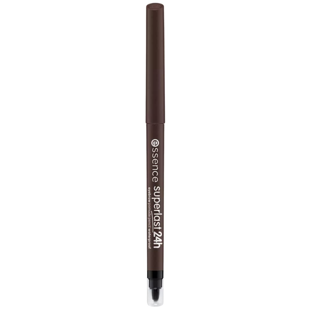 essence Superlast 24h Eyebrow Pomade Pencil Waterproof, Kajal, 24 Hour Hold, No. 40 Cool Brown, Vegan, Waterproof, Nanoparticles Free (0.31g)
