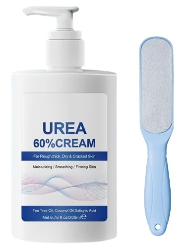 ISBEAUSOLS 60% Urea Cream 2pcs foot files