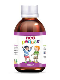 NEO PEQUES | Transit | Children's Syrup | Renews the Intestinal Mucosa and Promotes a Laxative Effect | Regulates Intestinal Transit | Based on Plant Extracts and Medicinal Fungi | 150 ml