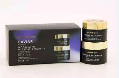 Generic Elizabeth Grant Caviar Recharge Face and Eye Cream Set, 50ml Day Cream and 30ml Eye Cream