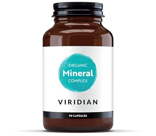 Viridian - Organic Mineral Complex - 90 Caps | Over 80 Essential Trace & Macro Minerals | Naturally Rich in Calcium & Magnesium | Essential Trace Minerals | Nutritionist Formulated