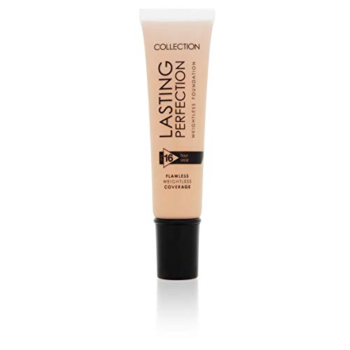 Collection Cosmetics Lasting Perfection, Weightless Matte Foundation, Waterproof and Transfer-proof, 30ml, Cool Vanilla