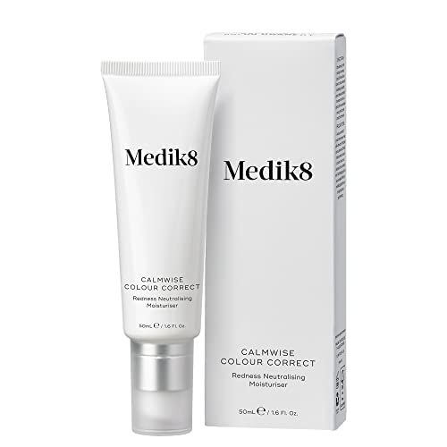 Medik8 Calmwise Colour Correct - Redness Neutralising Cream - Tackles Visible Signs of Redness & Ageing - Bakuchiol-Infused With Niacinamide - 50ml