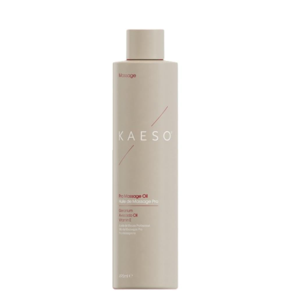 Kaeso Rejuvenating Geranium Massage Oil 495ml – Nourishing Body Massage Oil for Relaxation & Skin Conditioning – Professional Spa Quality