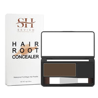 SEVICH Root Touch up, Hairline Powder with Brush, Instantly Conceals Hair Loss, Thinning Gray Hair Shadow Toppers for Women & Men, 48H Makeup Lasting, 8g Large Capacity Brown