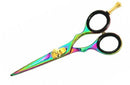 Sanguine Sharp and Stylish 4.5 inch Professional Hair Cutting Scissors with Titanium Coated Japanese Blades and Presentation Case