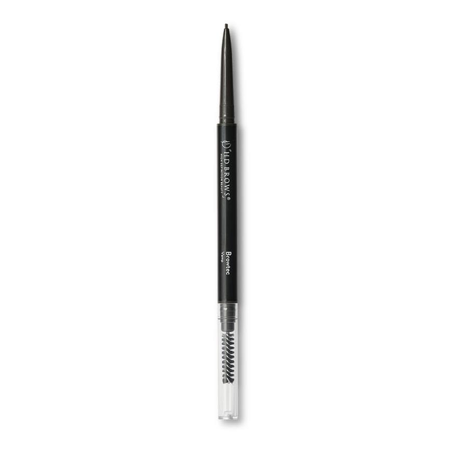 HD Brows HD BROWS Browtec 1mm Ultra-Fine Eyebrow Pencil, New & Improved Ultra-Fine 1mm Tip, Duel-Ended Pencil and Spoolie, Waterproof, Smudgeproof, Long-Lasting, Available in 3 Shades, Vamp (Dark Brown)