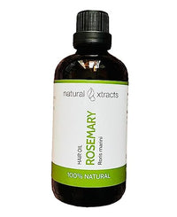 Natural Xtracts Rosemary Oil 100ml, 100% natural for Dry, Damaged Hair, Made In The UK