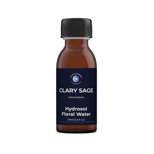 Mystic Moments | Clary Sage Natural Hydrosol Floral Water 250ml | Perfect for Skin, Face, Body & Homemade Beauty Products Vegan GMO Free