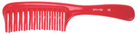 PRO.CO Pro-Tip Professional Detangling Hair Comb, Red, Red