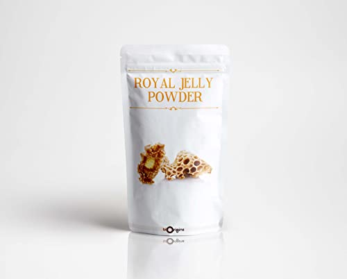 Mystic Moments | Royal Jelly Powder 100g | Cosmetic Grade Extract from Bee-Derived Nutrients | Ideal for Skin & Haircare Formulations | Moisturising & Rejuvenating Botanical | External Use Only