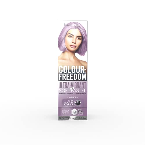 Knight & Wilson Colour-Freedom Lavender Ultra Vibrant or Soft Pastel Semi-Permanent Colour Mask – With Shine Booster Complex