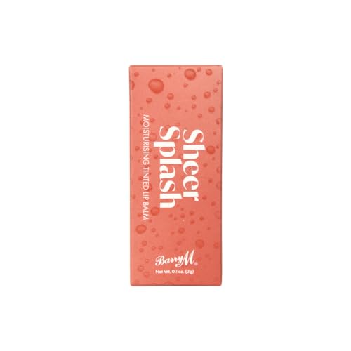 Barry M Sheer Splash Moisturising Tinted Lip Balm - Strawberry Soak