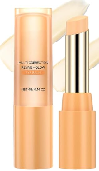 Mikloven 2 PCS Vitamin C Eye Balm Stick – Cooling & Hydrating Under-Eye Care, Non-Greasy Glow Formula for All Skin Types (2 PCS)