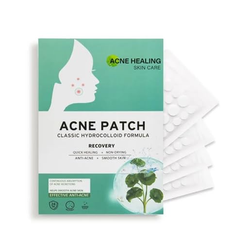 Generic Vivid Acne Patches - Pack of 36 Translucent Hydrocolloid Pimple Patch Spot Treatment Stickers (Tea Tree Oil) for Face and Body- Fast-Acting, Vegan & Cruelty Free Skin Care