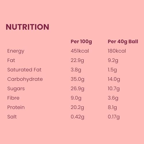 Bounce Cookie Dough Vegan Protein Balls - Peanut Butted Filled Protein Snack, Low Calorie & Gluten Free - 12 Pack
