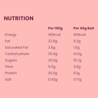Bounce Cookie Dough Vegan Protein Balls - Peanut Butted Filled Protein Snack, Low Calorie & Gluten Free - 12 Pack
