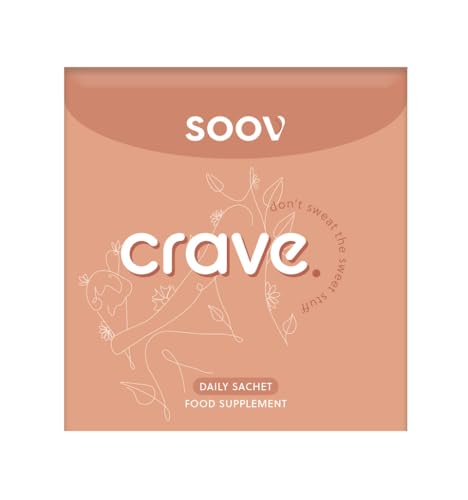 Crave by Soov | Don't Sweat The Sweet Stuff | 7-Day Period Supplement (2 Capsules a Day) | G&G Vitamins